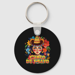 Cinco De Mayo Camisa Mexican Fiesta 5 De Mayo Key Ring