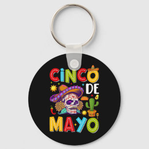 Cinco De Mayo Camisa Mexican Party Costume 5 De Ma Key Ring