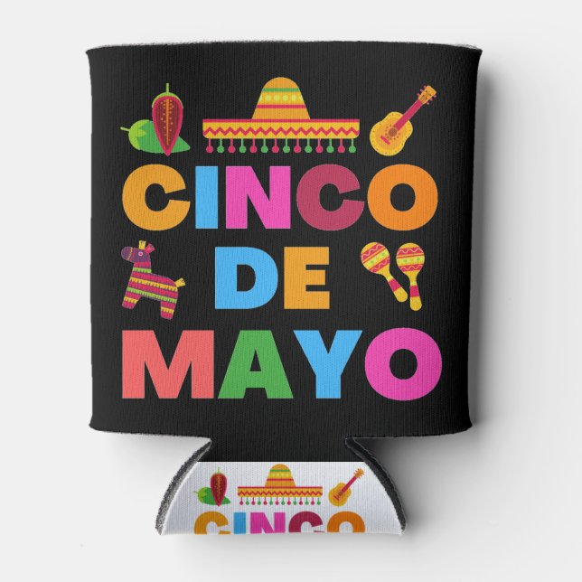 Cinco De Mayo Can Cooler (Front)