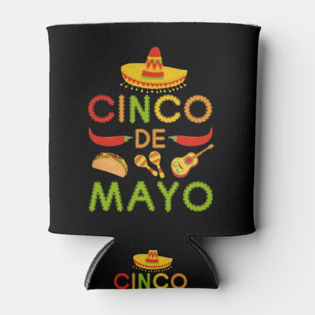Cinco de Mayo Can Cooler (Front)