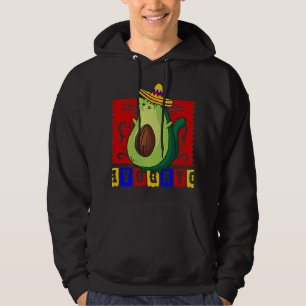 cinco de mayo cat avocado avogato kawaii mexican hoodie