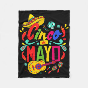 Cinco De Mayo Celebrate 5 De Mayo May 5 Fleece Blanket