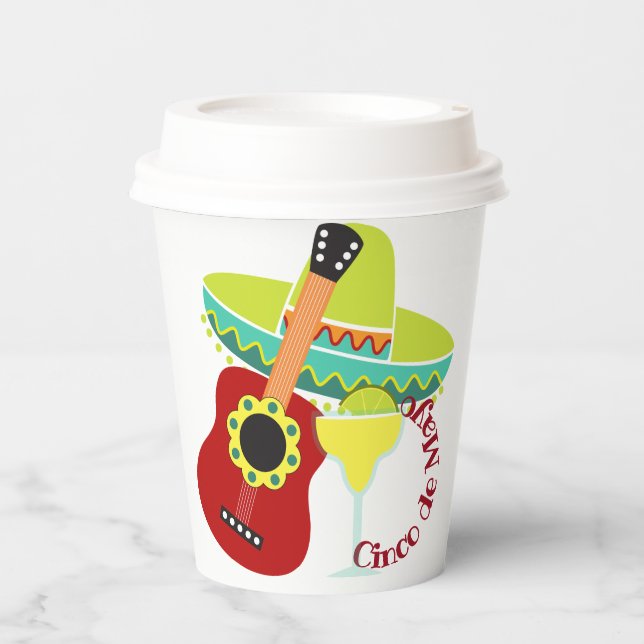 Cinco de Mayo Celebration 8oz. Paper Cup (Front)