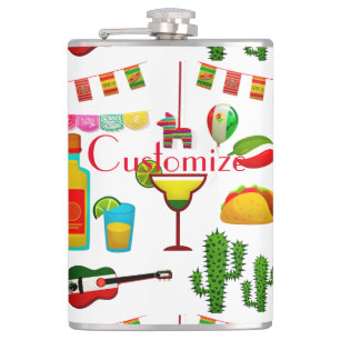 Cinco de Mayo Celebration Thunder_Cove  Hip Flask