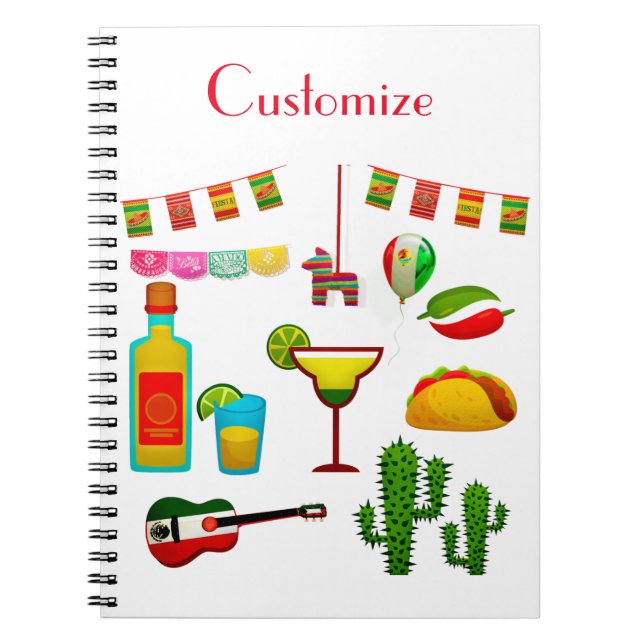 Cinco de Mayo Celebration Thunder_Cove Notebook (Front)