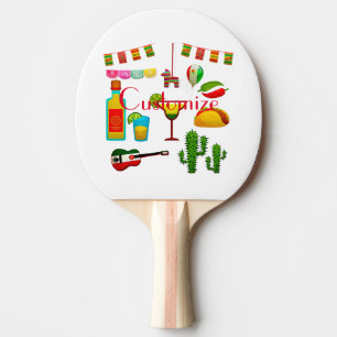 Cinco de Mayo Celebration Thunder_Cove Ping Pong Paddle