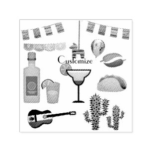 Cinco de Mayo Celebration Thunder_Cove Self-inking Stamp