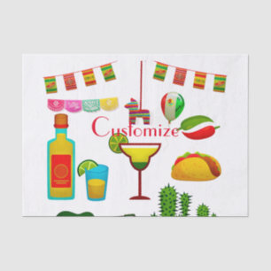 Cinco de Mayo Celebration Thunder_Cove Tissue Paper