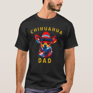 Cinco de Mayo Chihuahua Dad Dog Vintage T-Shirt