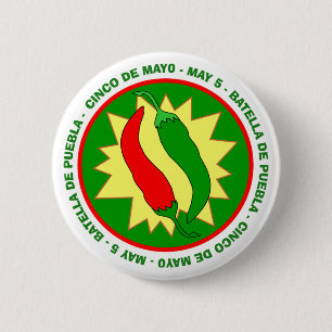 Cinco de Mayo Chilli Peppers Badge