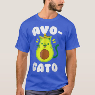 Cinco De Mayo Cinco De Meow Avogato Cat Avocado Ki T-Shirt