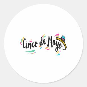 Cinco De Mayo Classic Round Sticker
