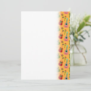 Cinco de Mayo Colourful Guitars Maracas Save The Date