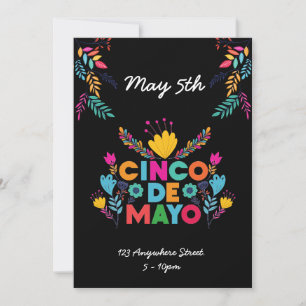 Cinco de Mayo Colourful Invitation