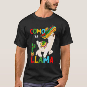 Cinco De Mayo Como Se Llama Girl Women Let's Fiest T-Shirt