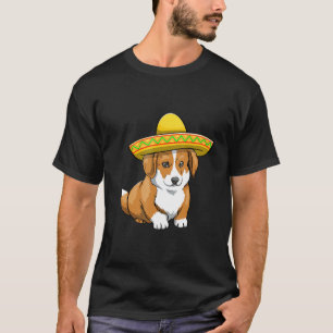 Cinco De Mayo Corgi Women Dog Love Mexican Dog 5 T-Shirt