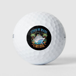 Cinco De Mayo Cruise Mexico Mexican Ship Fiesta Golf Balls