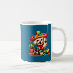 Cinco de mayo cute poodle 2025 dogs lovers sombrer coffee mug