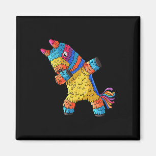 Cinco de Mayo Dabbing Donkey Pinata Fun Mexican Da Magnet