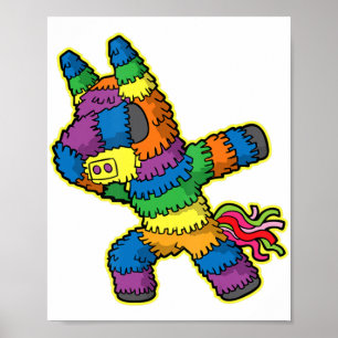 Cinco de Mayo Dabbing Pinata Fiesta 5  Poster