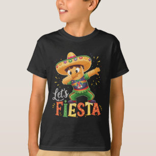 Cinco De Mayo Dabbing Pinata Let's Fiesta Squad Da T-Shirt