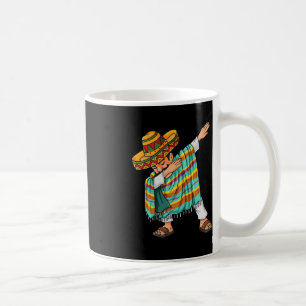 Cinco de Mayo Dabbing Poncho Sombrero Fun Mexican  Coffee Mug