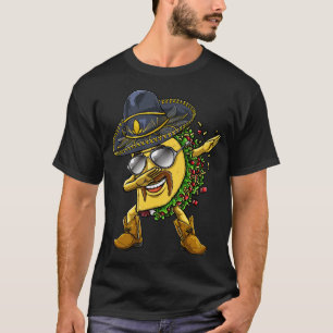 Cinco de Mayo Dabbing Taco Hombre  T-Shirt