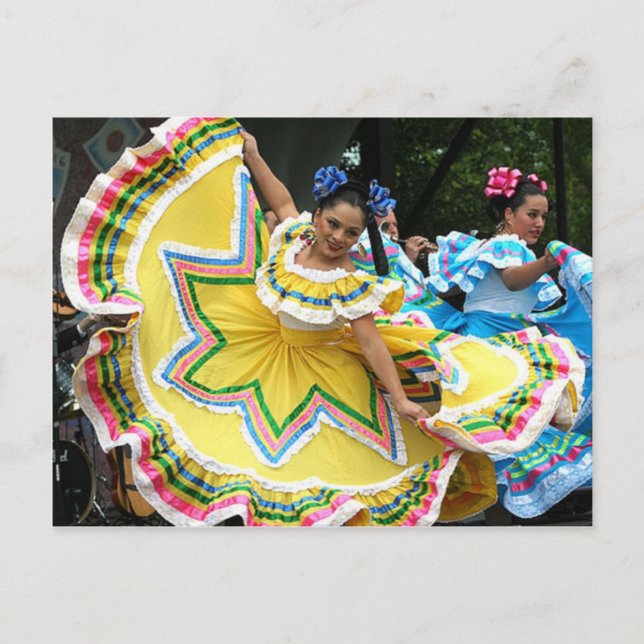 Cinco de Mayo Dancers Postcard (Front)