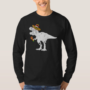 Cinco De Mayo Dinosaur Sombrero Costume For Men Bo T-Shirt