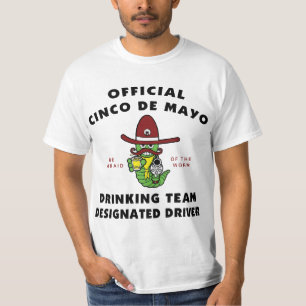 Cinco de Mayo Drinking Team Designated Driver T-Shirt