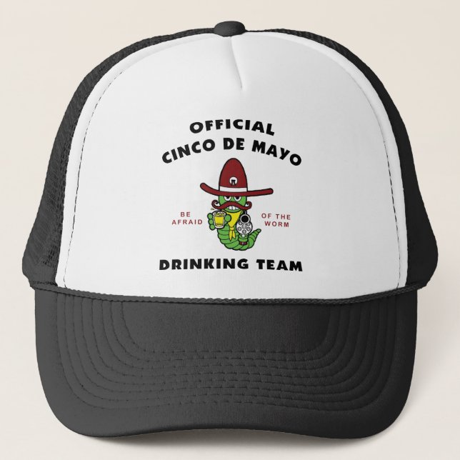 Cinco de Mayo Drinking Team Trucker Hat (Front)
