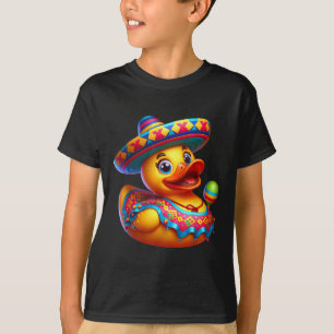 Cinco De Mayo Duck Mexican Sombrero Fiesta Party T-Shirt