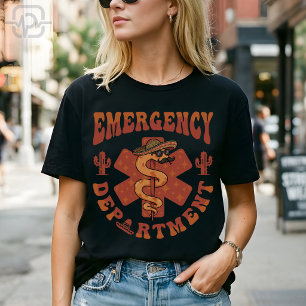 Cinco de Mayo Emergency Department Fiesta Nurse T-Shirt