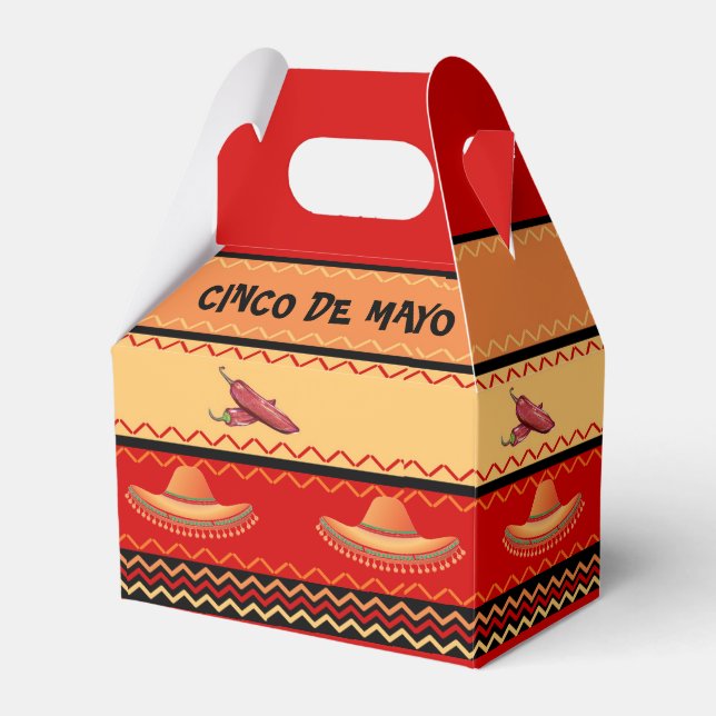 Cinco De Mayo Favour Gift Box (Front Side)