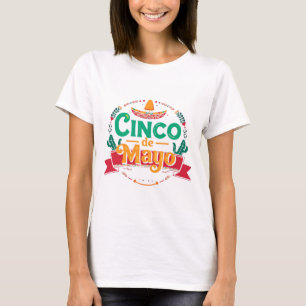 Cinco de Mayo Festive Fiesta Sombrero T-Shirt