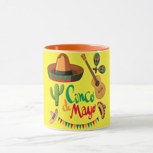 Cinco de Mayo – Festive Mexican Fiesta  Mug (Center)