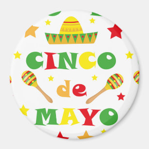 Cinco de Mayo Fiesta in Mexico holiday Magnet