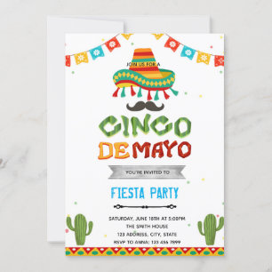 Cinco de mayo fiesta invitation