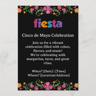 Cinco de Mayo Fiesta Invitation