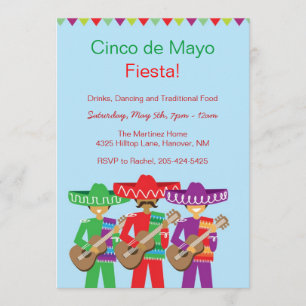 Cinco de Mayo Fiesta Invitations
