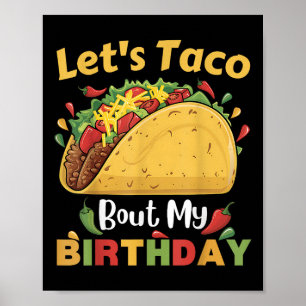 Cinco De Mayo Fiesta_ Lets Taco Bout My Birthday! Poster