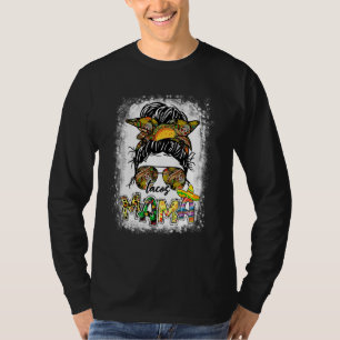 Cinco De Mayo Fiesta Messy Bun 5 De Mayo Viva Mexi T-Shirt