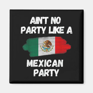 Cinco De Mayo Fiesta Mexican Birthday Party Flag D Magnet