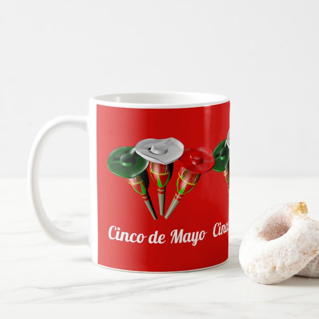 Cinco de mayo ,fiesta mexican coffee mug (With Donut)