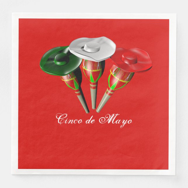 Cinco de mayo ,fiesta mexican napkin (Front)