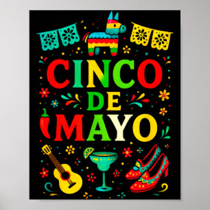Cinco de mayo - fiesta mexican party celebrate poster