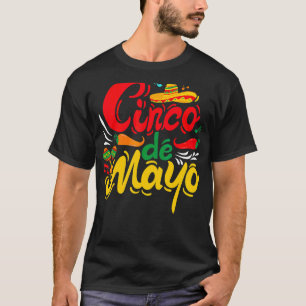 Cinco De Mayo Fiesta Party  Mexican Party Mexico F T-Shirt
