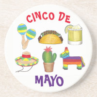 Cinco de Mayo Fiesta Pinata Taco Cactus Maracas