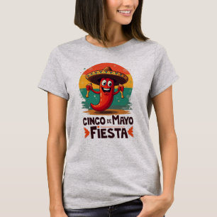 Cinco de Mayo Fiesta – Spicy & Fun Mexican Party T-Shirt