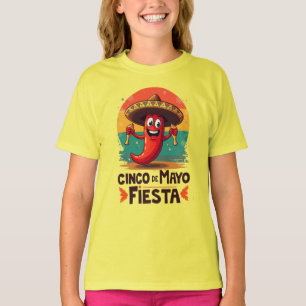Cinco de Mayo Fiesta – Spicy & Fun Mexican Party T-Shirt
